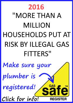 Image shows information on the danger of using non Gas Safe engineers.