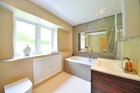 A bathroom renovation by QuoteBeating plumbing and Heating.